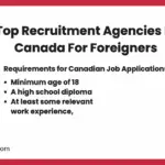 Top Recruitment Agencies In Canada For Foreigners