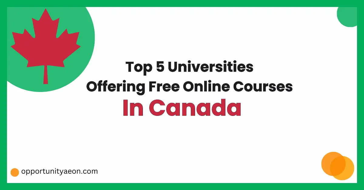 Top 5 Universities Offering Free Online Courses in Canada